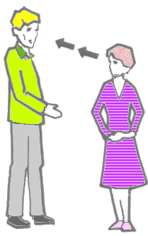 La viron vidas la virino.