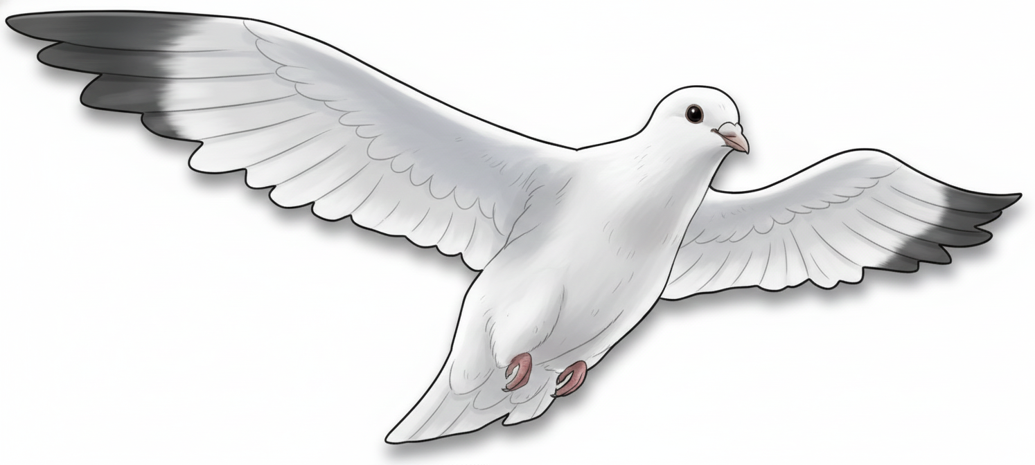 birdo havas flugilojn