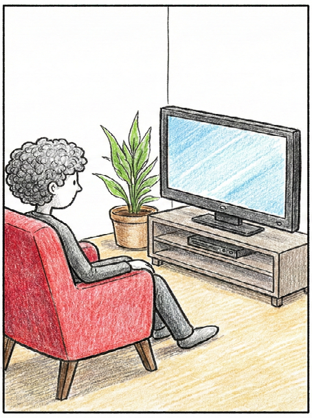 Li rigardas televidon
