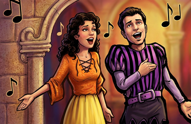 kantistino kaj kantisto