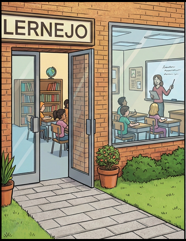 lerneja jaro komenciĝas