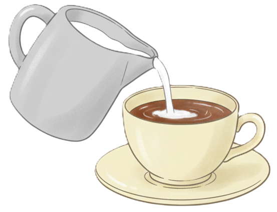 teo kun lakto sen sukero